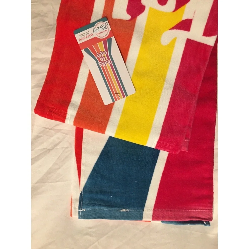 Beach Towel Destination Holiday 'Take It Easy' 32